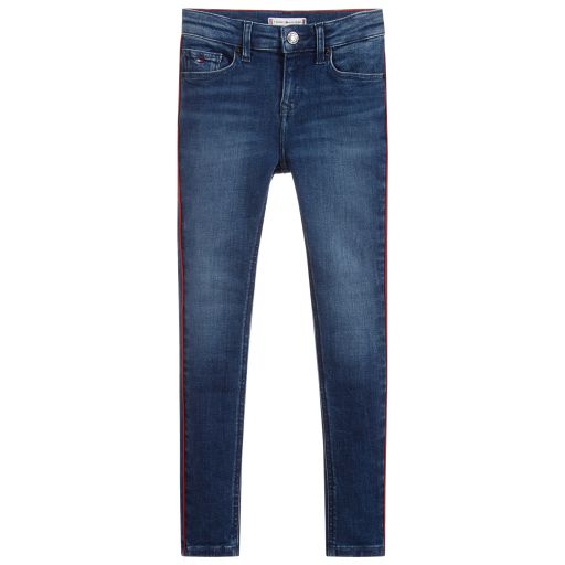 Tommy Hilfiger-Blue Super Skinny Fit Jeans | Childrensalon Outlet