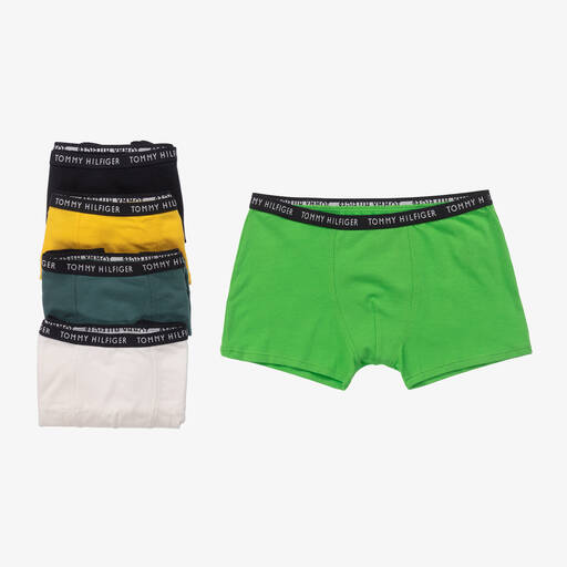 Tommy Hilfiger-Boys Cotton Boxer Shorts (5 Pack) | Childrensalon Outlet