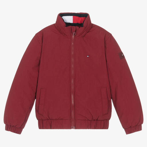 Tommy Hilfiger-Красная утепленная куртка | Childrensalon Outlet