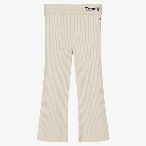 Tommy Hilfiger-Gerippte Hose in Beige (M) | Childrensalon Outlet