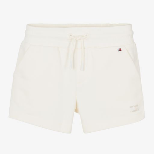 Tommy Hilfiger-Short ivoire Fille | Childrensalon Outlet