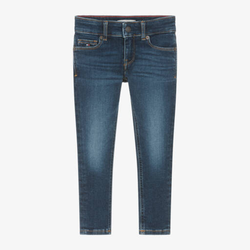Tommy Hilfiger-Синие джинсы скинни Nora из денима для девочек | Childrensalon Outlet