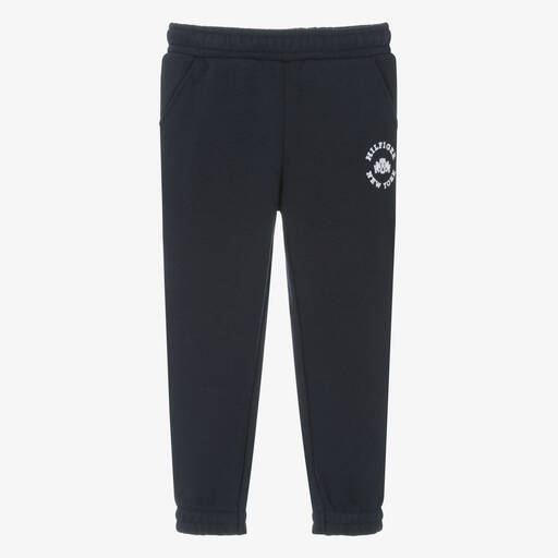 Tommy Hilfiger-Navyblaue Baumwoll-Jogginghose | Childrensalon Outlet