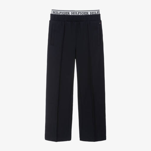 Tommy Hilfiger-Синие широкие джоггеры для девочек | Childrensalon Outlet