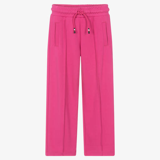 Tommy Hilfiger-Pantalon de jogging large rose | Childrensalon Outlet