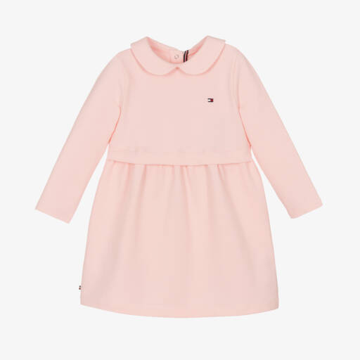 Tommy Hilfiger-فستان جيرسي وردي ناعم للبنات | Childrensalon Outlet