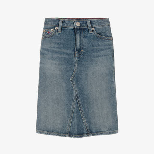 Tommy Hilfiger-Юбка из выстиранного индиго денима для девочек | Childrensalon Outlet