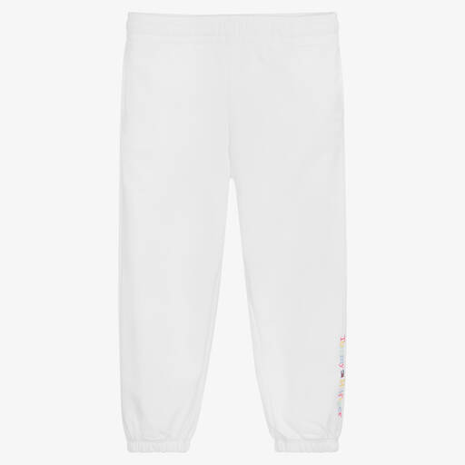 Tommy Hilfiger-جوغرز قطن جيرسي لون أبيض للبنات | Childrensalon Outlet