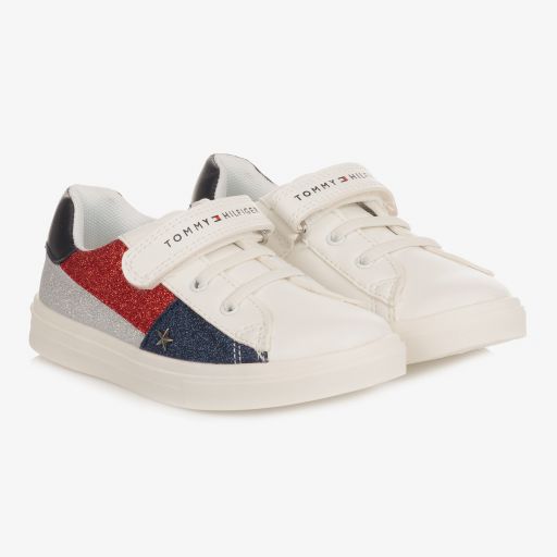 Tommy Hilfiger-Белые кроссовки для девочек | Childrensalon Outlet