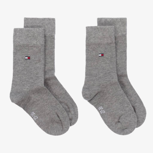 Tommy Hilfiger-جوارب رمادية من مزيج القطن | Childrensalon Outlet