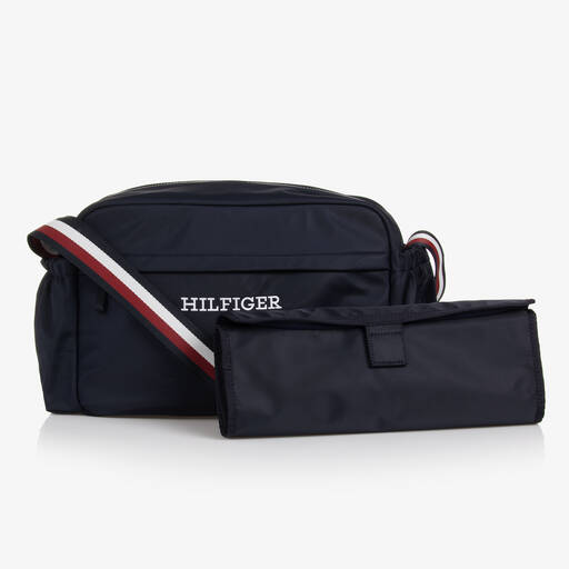 Tommy Hilfiger-حقيبة لمستلزمات الأطفال لون كحلي (35 سم) | Childrensalon Outlet