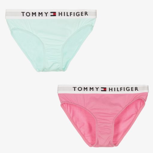 Tommy Hilfiger-Pink & Blue Knickers (2 Pack)  | Childrensalon Outlet