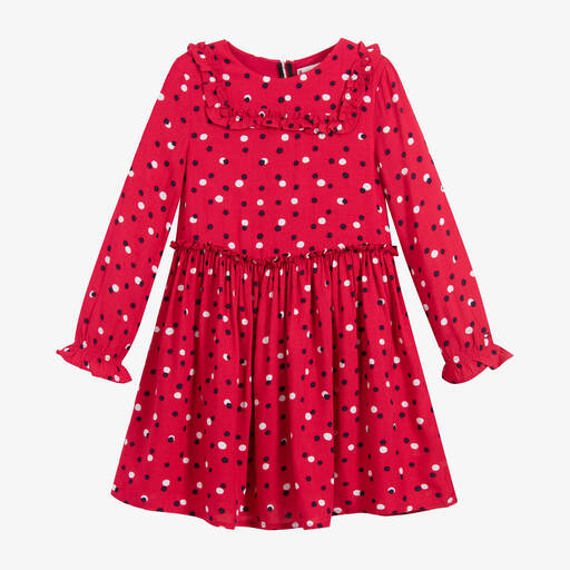 Tommy Hilfiger-Pink Viscose Dress | Childrensalon Outlet