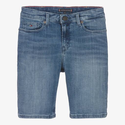 Tommy Hilfiger-Bermuda slim en jean ado garçon | Childrensalon Outlet