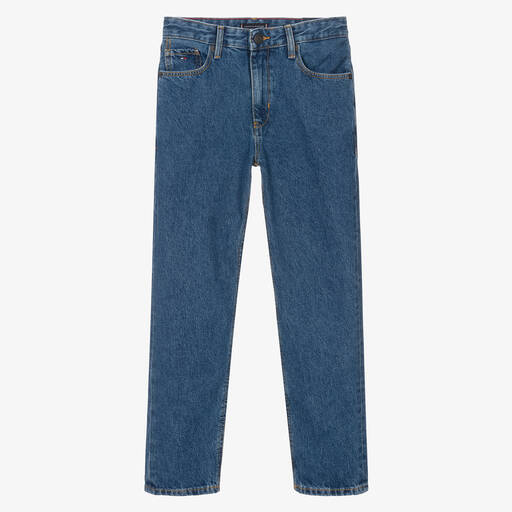 Tommy Hilfiger-Blaue gerade Teen Skater-Jeans | Childrensalon Outlet