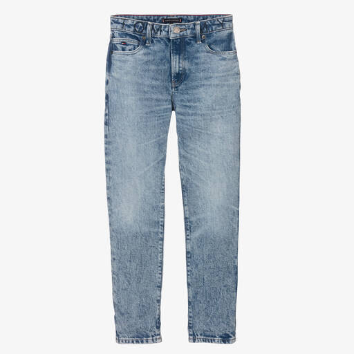 Tommy Hilfiger-Teen Boys Straight Fit Jeans | Childrensalon Outlet