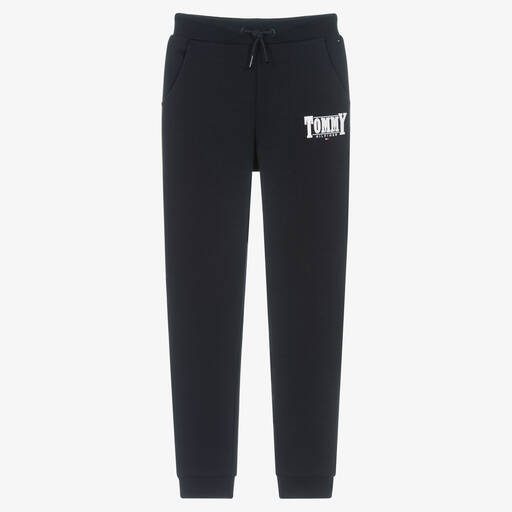 Tommy Hilfiger-Teen Girls Blue Logo Joggers | Childrensalon Outlet