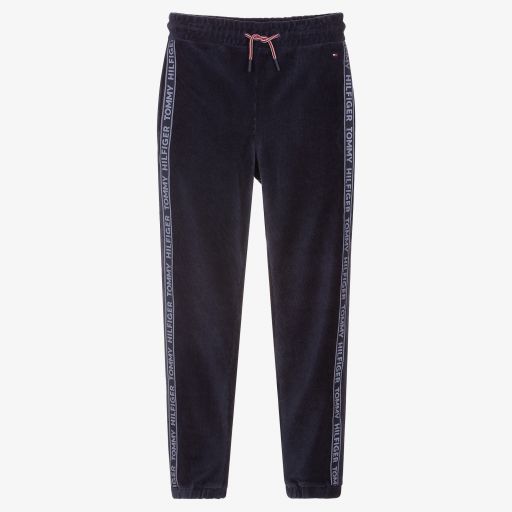 Tommy Hilfiger-Teen Girls Navy Blue Joggers | Childrensalon Outlet