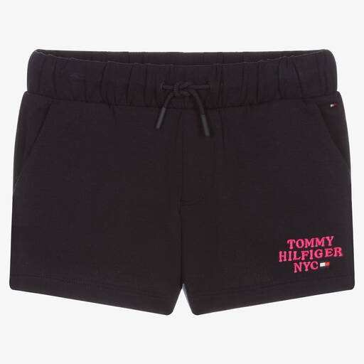 Tommy Hilfiger-Teen Girls Navy Blue Shorts | Childrensalon Outlet