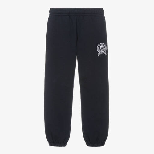 Tommy Hilfiger-Teen Girls Navy Blue Varsity Joggers | Childrensalon Outlet