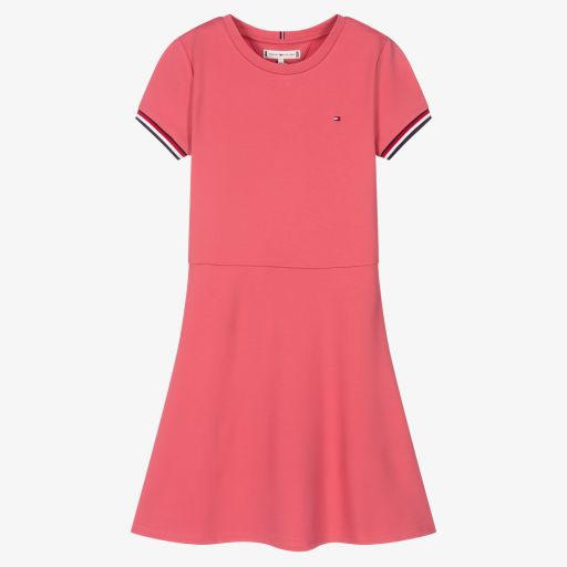 Tommy Hilfiger-Розовое платье-скейтер для девочек-подростков | Childrensalon Outlet