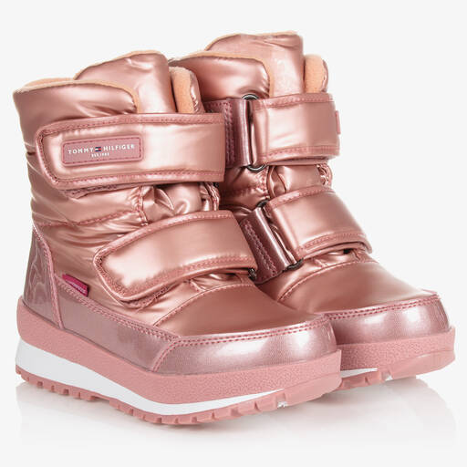 Tommy Hilfiger-Teen Girls Pink Snow Boots | Childrensalon Outlet