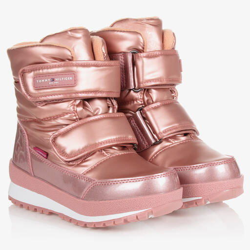 Tommy Hilfiger-Розовые боты для подростков | Childrensalon Outlet