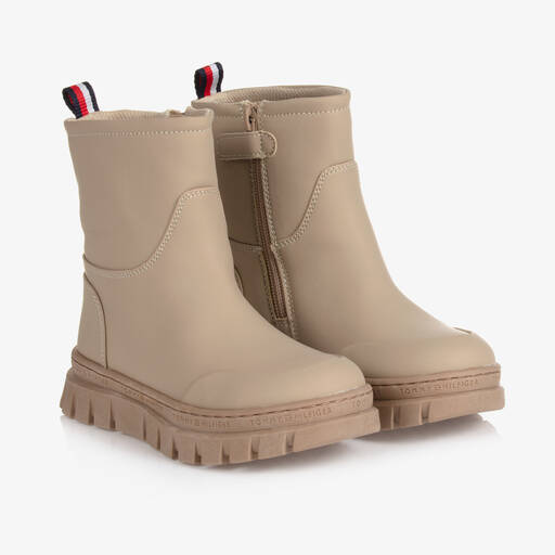 Tommy Hilfiger-Teen Girls Rubber Ankle Boots | Childrensalon Outlet