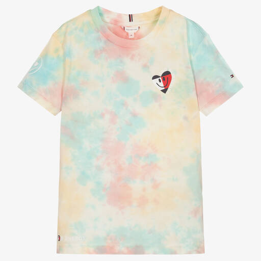 Tommy Hilfiger-Teen Girls Tie Dye T-Shirt | Childrensalon Outlet
