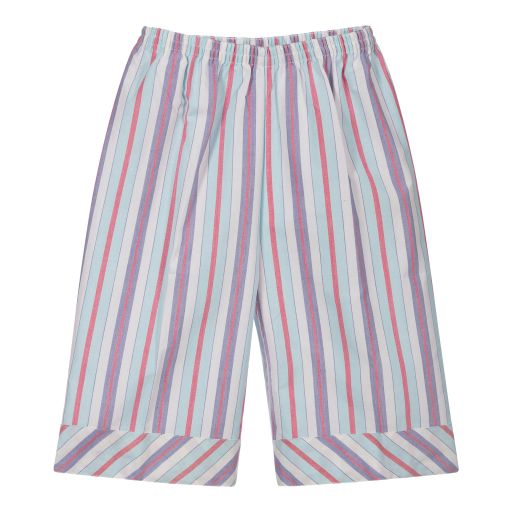 Turquaz-Boys Blue Striped Culottes  | Childrensalon Outlet