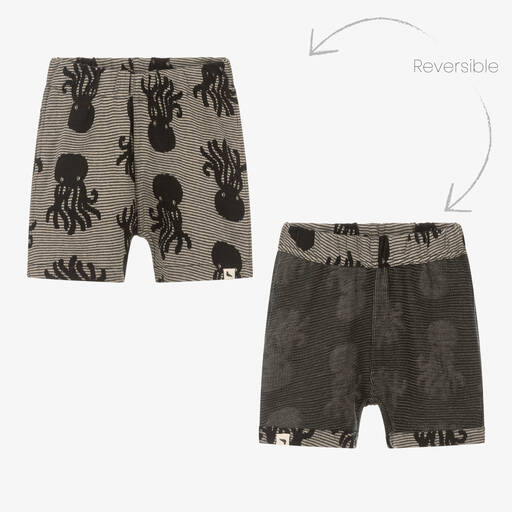 Turtledove London-Boys Black Reversible Shorts | Childrensalon Outlet