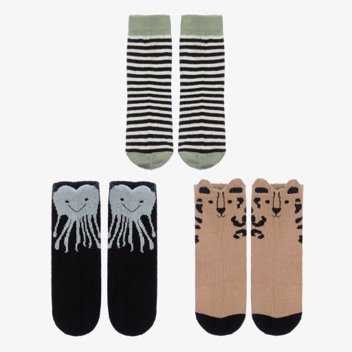 Turtledove London-Cotton Socks (3 Pack) | Childrensalon Outlet