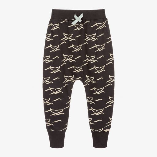 Turtledove London-Grey Organic Cotton Joggers | Childrensalon Outlet