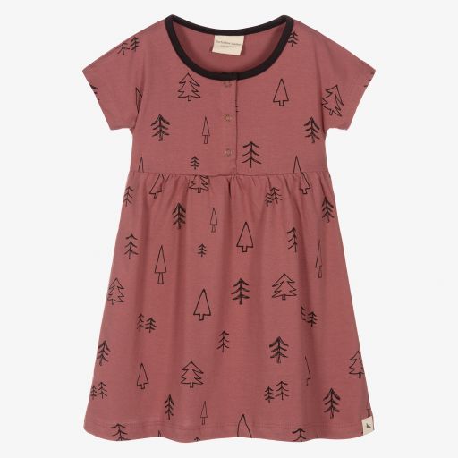 Turtledove London-Pink Organic Cotton Dress | Childrensalon Outlet