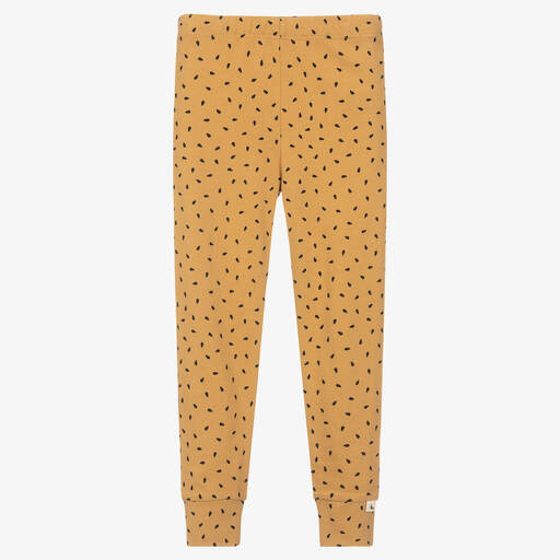 Turtledove London-Yellow Organic Cotton Leggings | Childrensalon Outlet