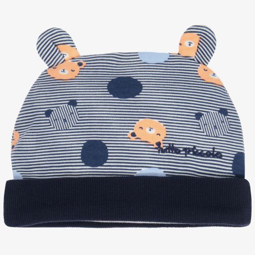 Tutto Piccolo-Blue Striped Hat | Childrensalon Outlet