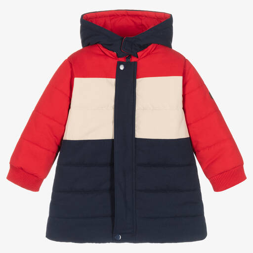 Tutto Piccolo-Doudoune rouge et bleue garçon | Childrensalon Outlet