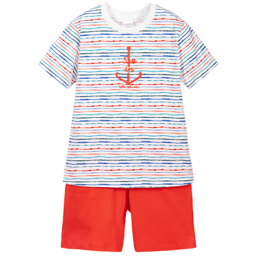 Tutto Piccolo-Boys T-Shirt & Shorts Set | Childrensalon Outlet