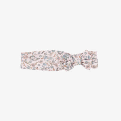 Tutto Piccolo-Girls Floral Pink Hairband | Childrensalon Outlet
