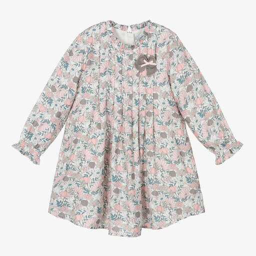 Tutto Piccolo-Розовое платье в цветочек и легинсы для девочек | Childrensalon Outlet