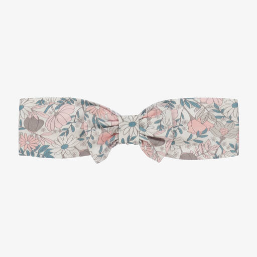 Tutto Piccolo-Girls Pink Floral Headband | Childrensalon Outlet