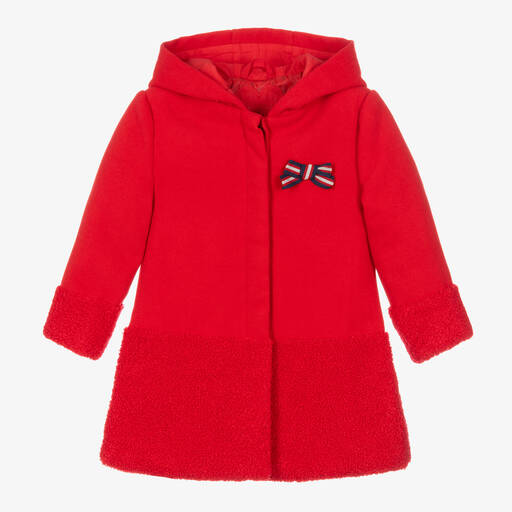 Tutto Piccolo-Красное пальто с капюшоном | Childrensalon Outlet