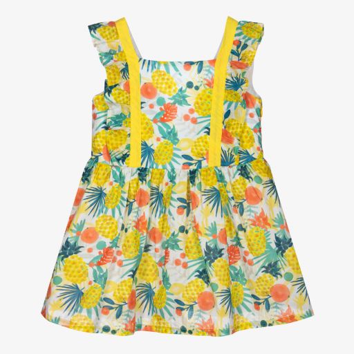 Tutto Piccolo-Girls Yellow Beach Dress | Childrensalon Outlet