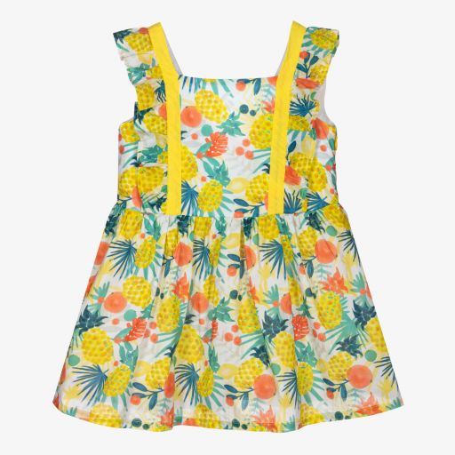 Tutto Piccolo-Robe de plage jaune Fille | Childrensalon Outlet