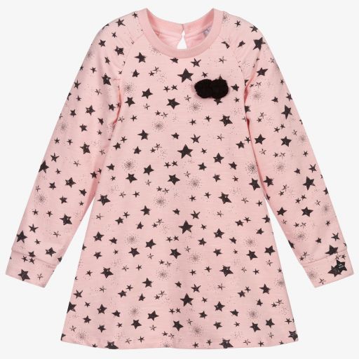 Tutto Piccolo-Комплект с розовым платьем со звездами | Childrensalon Outlet