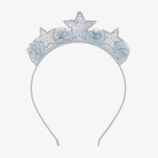 Tutu du Monde-Girls Blue Sequin Star Hairband | Childrensalon Outlet