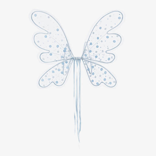 Tutu du Monde-Girls Blue Sequin & Tulle Fairy Wings | Childrensalon Outlet