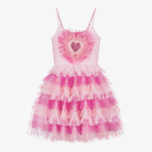 Tutu du Monde-Платье мечты с розовыми сердцами для девочек | Childrensalon Outlet