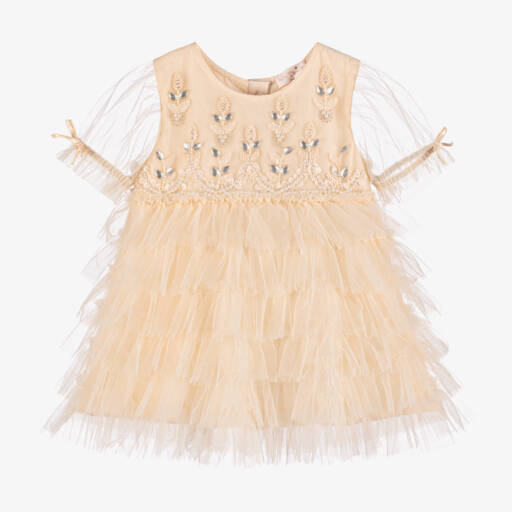 Tutu du Monde-فستان تول عاجي أنيق للبنات | Childrensalon Outlet