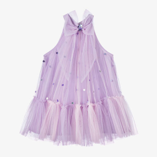 Tutu du Monde-Очаровательное сиреневое платье с пайетками для девочек | Childrensalon Outlet